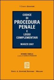 Codice di procedura penale e leggi complementari