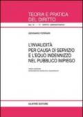 L'invalidità per causa di servizio e l'equo indennizzo nel pubblico impiego