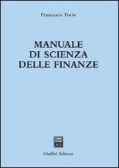 Manuale di scienza delle finanze