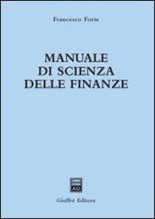 Manuale di scienza delle finanze