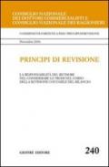 Principi di revisione. Documento 240. La responsabilità del revisore nel considerare le frodi nel corso della revisione contabile del bilancio