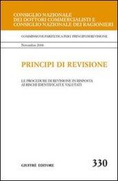 Principi di revisione. Documento 330. Le procedure di revisione in risposta ai rischi identificati e valutati