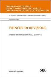 Principi di revisione. Documento 500. Gli elementi probativi della revisione