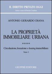 La proprietà immobiliare urbana. 5: Circolazione, locazione e leasing immobiliare