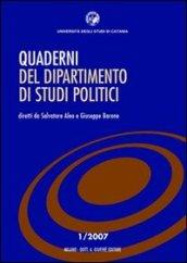 Quaderni del Dipartimento di studi politici (2007). 1.