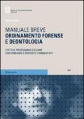 Ordinamento forense e deontologia