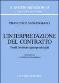 L'interpretazione del contratto. Profili dottrinali e giurisprudenziali