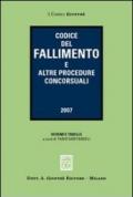 Codice del fallimento e altre procedure concorsuali 2007