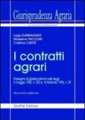 Giurisprudenza agraria. Rassegna di giurisprudenza sulle Leggi 3 maggio 1982, n. 203 e 14 febbraio 1990, n. 29. 2.I contratti agrari