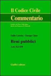 Beni pubblici. Artt. 822-830