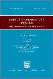 Codice di procedura penale. Rassegna di giurisprudenza e di dottrina. Aggiornamento 2003-2007. 7.Impugnazioni (artt. 568-647)