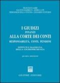 I giudizi innanzi alla Corte dei Conti. Responsabilità, conti, pensioni. Istituti e rassegna della giurisprudenza