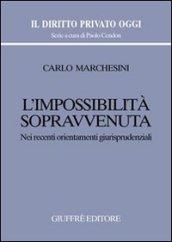 L'impossibilità sopravvenuta. Nei recenti orientamenti giurisprudenziali