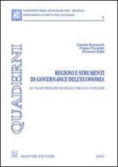 Regioni e strumenti di governance dell'economia. Le trasformazioni degli organi ausiliari