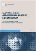 Ordinamento forense e deontologia