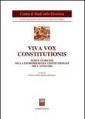 Viva vox constitutionis. Temi e tendenze nella giurisprudenza costituzionale dell'anno 2004
