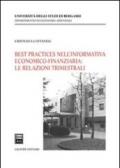 Best practices nell'informativa economico-finanziaria: le relazioni trimestrali