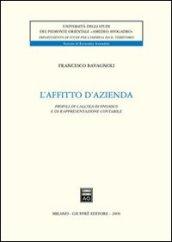 L'affitto d'azienda. Profili di calcolo economico e di rappresentazione contabile