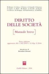 Diritto delle società. Manuale breve