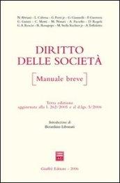 Diritto delle società. Manuale breve