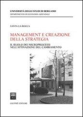 Management e creazione della strategia