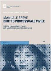 Diritto processuale civile. Tutto il programma d'esame con domande e risposte commentate