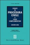 Codice di procedura civile e leggi complementari