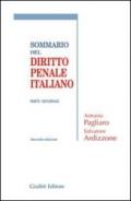 Sommario del diritto penale italiano. Parte generale