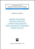 Risorse finanziarie, processi gestionali e assetti organizzativi nelle aziende del trasporto pubblico locale