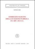 L'esercizio illecito della funzione pubblica ex art. 2043 C. c.