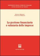 La gestione finanziaria e valutaria delle imprese