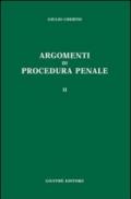 Argomenti di procedura penale: 2