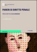 Pareri di diritto penale. Prova scritta esame avvocato