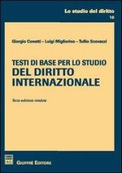 Testi di base per lo studio del diritto internazionale