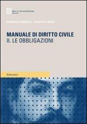 Manuale di diritto civile. 2.Le obbligazioni