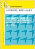 La contabilità generale e i processi amministrativi nel sistema amministrativo integrato