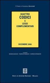 Quattro codici e leggi complementari