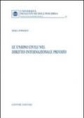 Le unioni civili nel diritto internazionale privato