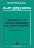 Creazione di valore, corporate governance e informativa societaria