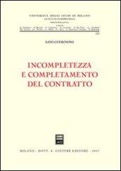 Incompletezza e completamento del contratto