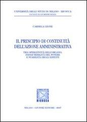 Il principio di continuità dell'azione amministrativa. Tra operatività dell'organo, inesauribilità del potere e stabilità degli effetti