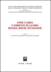 Come cambia l'ambiente di lavoro: regole, rischi, tecnologie