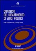 Quaderni del Dipartimento di studi politici (2007). 2.