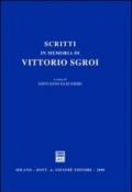 Scritti in memoria di Vittorio Sgroi