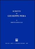 Scritti di Giuseppe Pera: 2