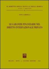 Le garanzie finanziarie nel diritto internazionale privato