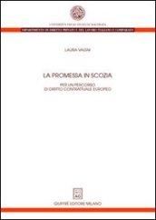La promessa in Scozia. Per un percorso di diritto contrattuale europeo