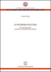 La promessa in Scozia. Per un percorso di diritto contrattuale europeo