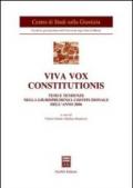 Viva vox constitutionis. Temi e tendenze nella giurisprudenza costituzionale dell'anno 2006