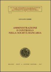 Amministrazione e controllo nella società bancaria